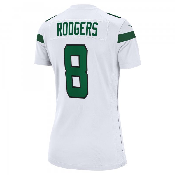 Women's New York Jets Aaron Rodgers Nike White Player Jersey