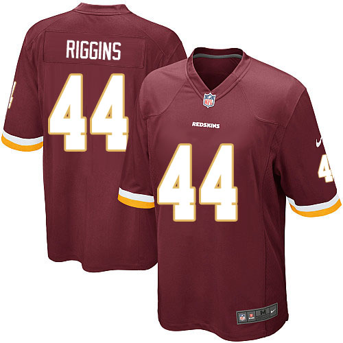 Washington Redskins #44 John Riggins Men's Game Burgundy Red Home NFL Nike Jersey