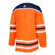 Men's Edmonton Oilers adidas Orange Home Blank Jersey