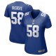 Women's New York Giants #58 Bobby Okereke Nike Royal Game Player Jersey