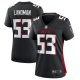 Women's Atlanta Falcons Nate Landman Nike  Black Team Game Jersey