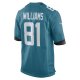 Men's Jacksonville Jaguars Seth Williams Nike Teal Game Player Jersey