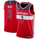 Men's Nike Washington Wizards #3 Bradley Beal Red Swingman Icon Edition NBA Jersey