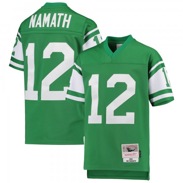 Youth New York Jets Joe Namath Mitchell & Ness Green 1968 Legacy Retired Player Jersey