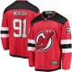 Men's New Jersey Devils Dawson Mercer Fanatics Red Home Breakaway Jersey