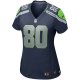 Women's Seattle Seahawks Steve Largent Nike College Navy Game Retired Player Jersey