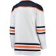 Women's Edmonton Oilers Fanatics White Away Breakaway Jersey