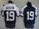 Men's Dallas Cowboys #19 Miles Austin Blue Thanksgiving Stitched Throwback NFL Jersey