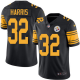 Nike Pittsburgh Steelers #32 Franco Harris Black Men's Stitched NFL Limited New Color Rush Jersey