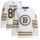 Men's Boston Bruins David Pastrnak adidas White  Primegreen 100th Anniversary Player Jersey