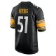 Men's Pittsburgh Steelers Nick Herbig Nike  Black  Game Jersey