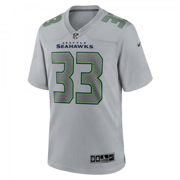 Men's Seattle Seahawks Jamal Adams Nike Gray Atmosphere Fashion Game Jersey