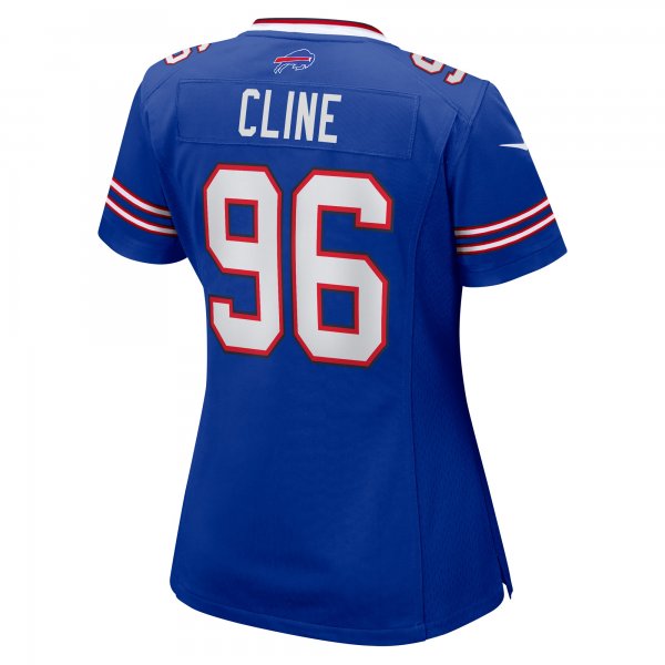 Women's Buffalo Bills Kameron Cline Nike  Royal Team Game Jersey