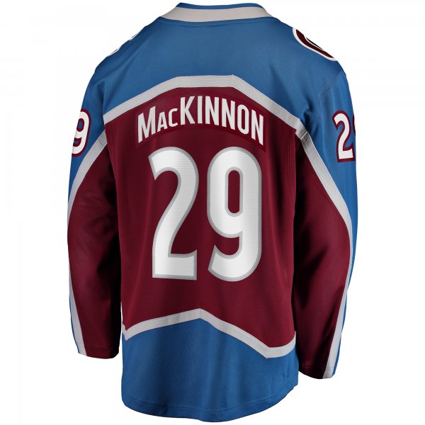 Men's Colorado Avalanche Nathan MacKinnon Fanatics Burgundy Home Breakaway Jersey