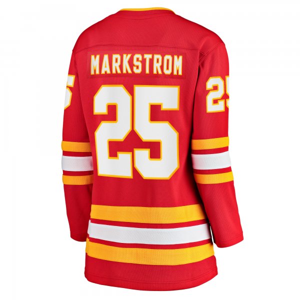 Women's Calgary Flames Jacob Markstrom Fanatics Red Home Breakaway Player Jersey