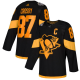 Men's Adidas Pittsburgh Penguins #87 Sidney Crosby Black 2019 NHL Stadium Series Player NHL Jersey