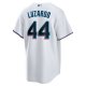 Men's Miami Marlins JesÃÂºs Luzardo Nike White Home  Replica Player Jersey