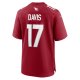 Men's Arizona Cardinals Kaden Davis Nike  Cardinal Team Game Jersey