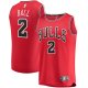 Men's Chicago Bulls Lonzo Ball Fanatics Red Fast Break Road Replica Jersey - Icon Edition