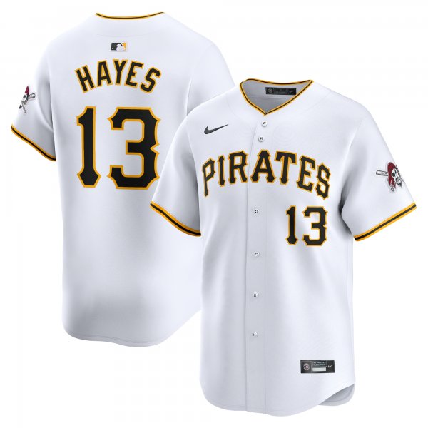 Men's Pittsburgh Pirates Ke'Bryan Hayes Nike White Home Limited Player Jersey