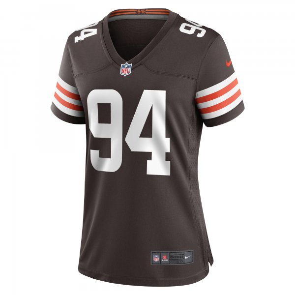 Women's Cleveland Browns Dalvin Tomlinson Nike Brown Game Player Jersey