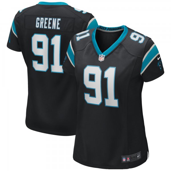 Women's Carolina Panthers Kevin Greene Nike Black Game Retired Player Jersey