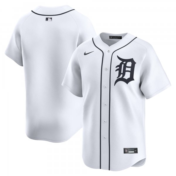 Men's Detroit Tigers Nike White Home Limited Jersey