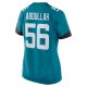 Women's Jacksonville Jaguars Yasir Abdullah Nike  Teal Team Game Jersey