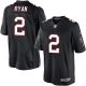 Nike Atlanta Falcons #2 Matt Ryan Black Alternate Men's Stitched NFL Limited Jersey