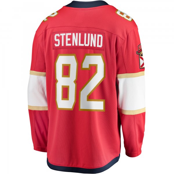 Men's Florida Panthers Kevin Stenlund Fanatics Red  Premier Breakaway Player Jersey