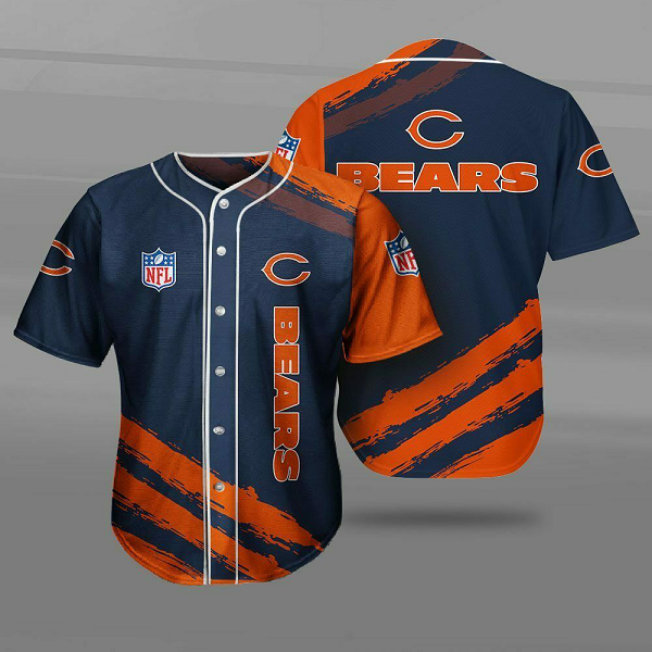 Chicago Bears NFL 3D Digital Printed Fashion Baseball Legend Jersey