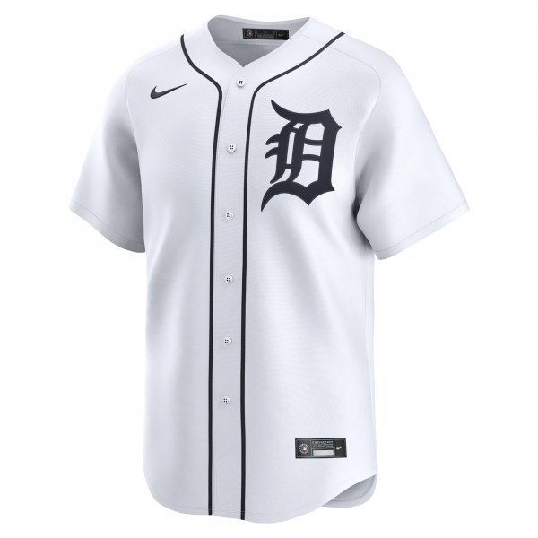 Men's Detroit Tigers Parker Meadows Nike White Home Limited Player Jersey