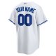 Men's Kansas City Royals Nike White Replica Custom Jersey