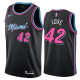 Youth #42 Kevin Love Miami Heat City Edition Black Jersey