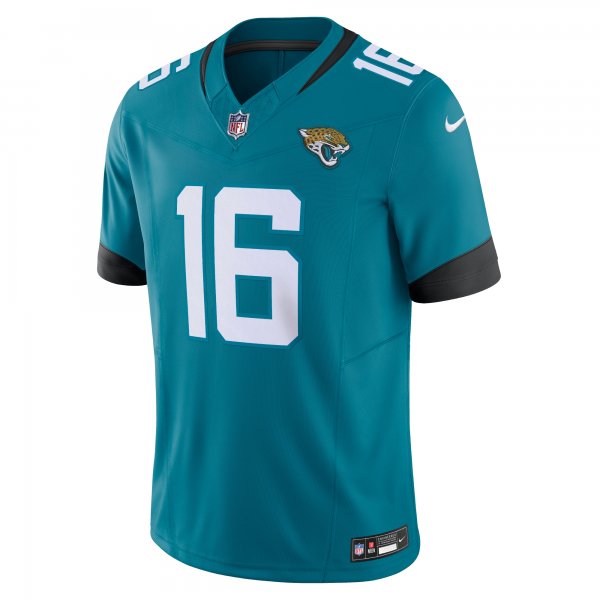 Men's Jacksonville Jaguars Trevor Lawrence Nike Teal Vapor F.U.S.E. Limited Jersey