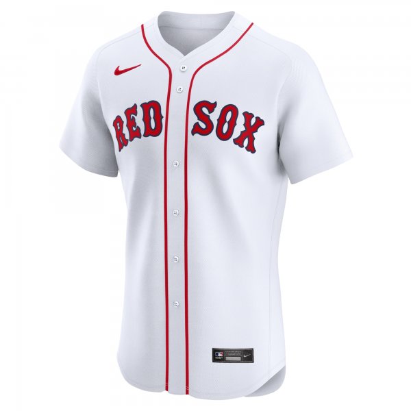 Men's Boston Red Sox Nike White Home Elite Jersey