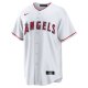 Men's Los Angeles Angels Mike Trout Nike White Home Replica Player Name Jersey