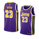 Los Angeles Lakers #23 Anthony Davis Purple NBA Swingman Icon Edition Jersey