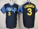 Tampa Bay Rays #3 Evan Longoria Dark Blue 1970's Turn Back The Clock Stitched MLB Jersey