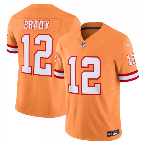 Men's Tampa Bay Buccaneers Tom Brady Nike Orange Vapor F.U.S.E. Limited Jersey