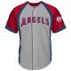 Men's Los Angeles Angels  Profile Gray Big & Tall Colorblock Team Fashion Jersey