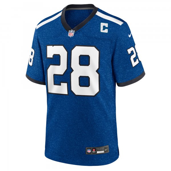 Men's Indianapolis Colts Jonathan Taylor Nike Royal Indiana Nights Alternate Game Jersey