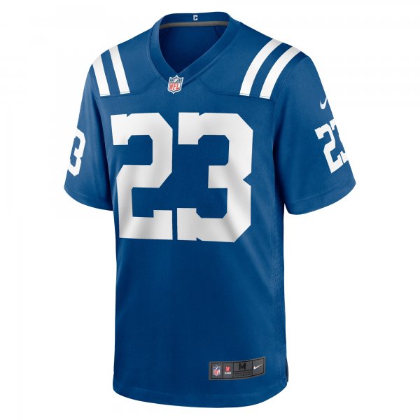 Men's Indianapolis Colts Darren Hall Nike  Royal Team Game Jersey