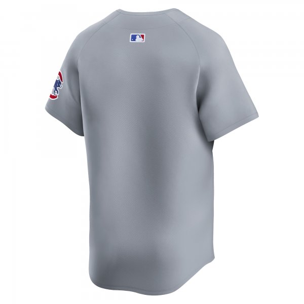 Men's Chicago Cubs  Nike Gray Road Limited Jersey