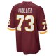 Men's Nike Chase Roullier Washington Football Team Burgundy Game Player Jersey