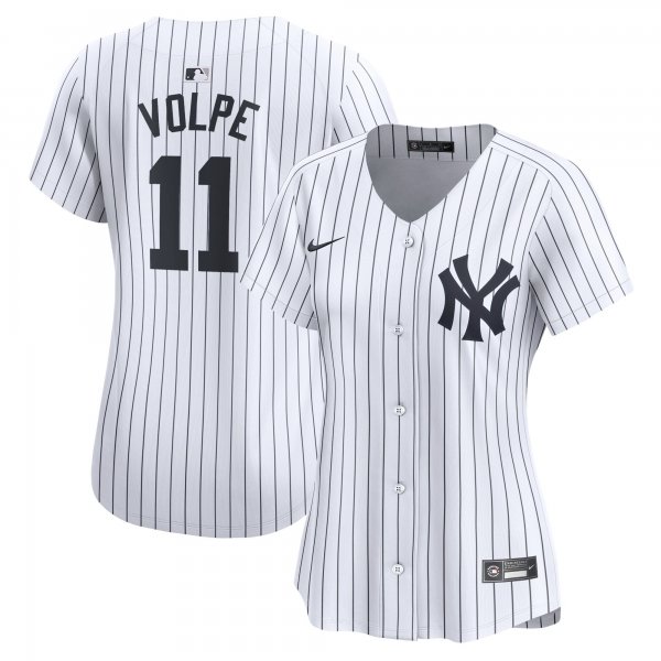 Women's New York Yankees #11 Anthony Volpe Nike White Home Limited Player Jersey