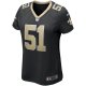 Women's New Orleans Saints Jonathan Vilma Nike Black Game Retired Player Jersey