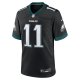 Men's Philadelphia Eagles A.J. Brown Nike Black Alternate Game Jersey