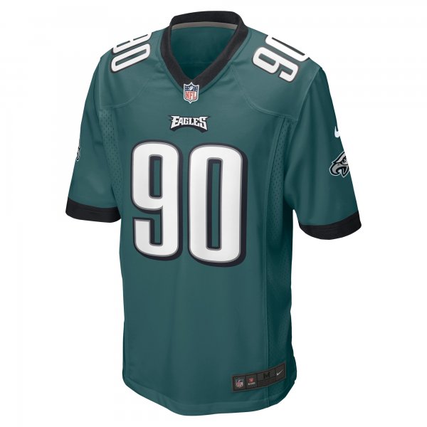 Men's Philadelphia Eagles Jordan Davis Nike Green Player Game Jersey