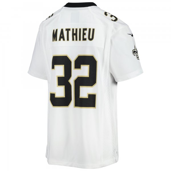 Youth New Orleans Saints Tyrann Mathieu Nike White Game Jersey